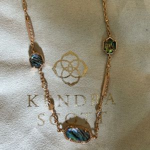 Kendra Scott Adjustable Abalone Necklace